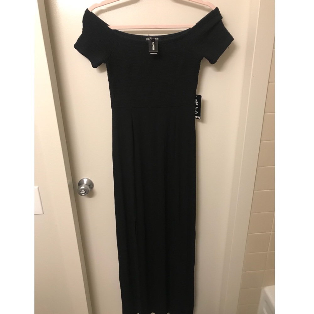 Express Maxi Dress Off The Shoulder